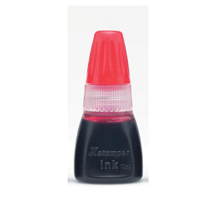 Xstamper Cs-10N Refill Ink 10Ml Red 5-0102