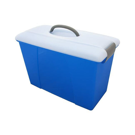 Acco carry case blue/clear-Officecentre