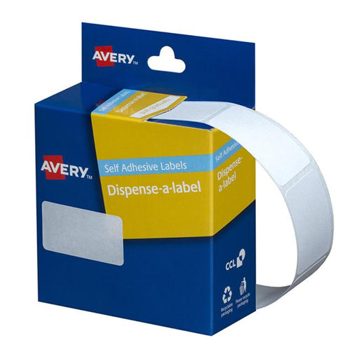 Avery Label Dispenser Dmr2438w 24x38mm White 380 Pack-Officecentre