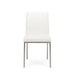 Bristol Chair PU White w/Stainless...-Officecentre
