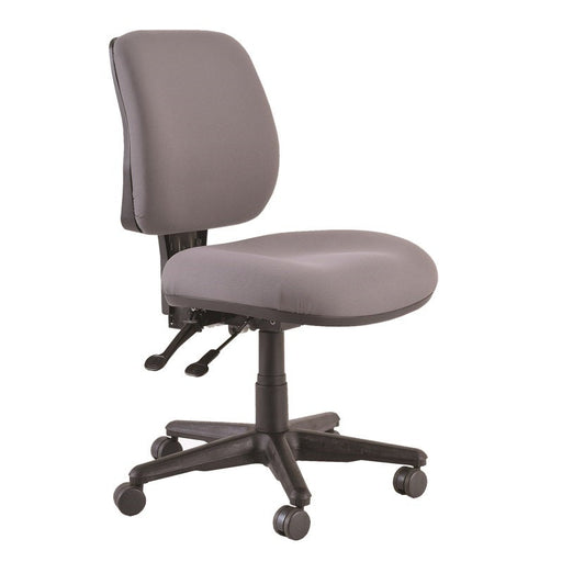 Buro Roma 2 Lever Mid Back Chair Charcoal-Officecentre