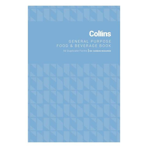 Collins General Purpose Food & Beverage Duplicate 50 Leaf No Carbon Required-Officecentre