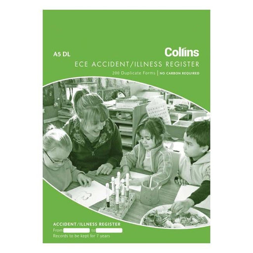 Collins Register Accident Illness A5dl No Carbon Required-Officecentre