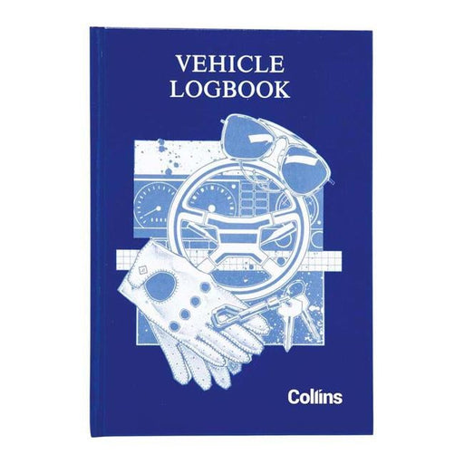 Collins Vehicle Log Book Hard Cover 44 Leaf 215x150mm-Officecentre