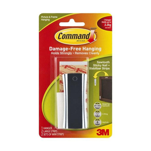 Command Picture Hanger 17047 Large Metal Universal-Officecentre