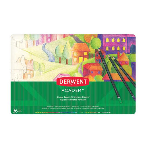 Derwent acy colour pencil tin 36-Officecentre