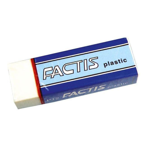 Factis Erasers P12 Soft White Plastic-Officecentre