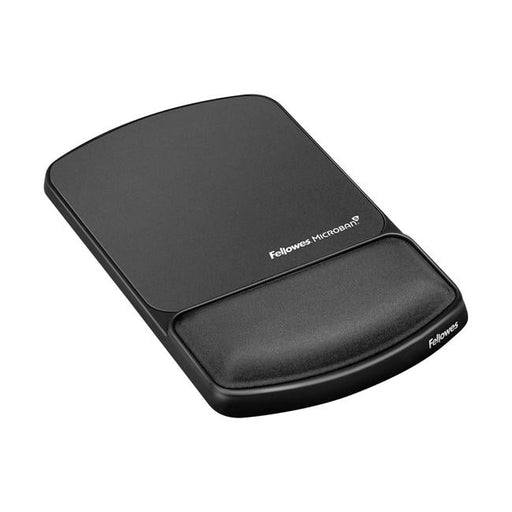 Fellowes Gel Lycra Mouse Pad with Wrist Rest Graphite-Officecentre