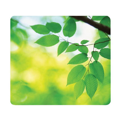 Fellowes Recycled Optical Mouse Pad Leaves-Officecentre