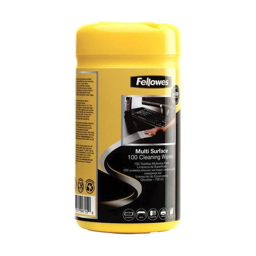 Fellowes Surface Cleaning 100 Wipe Tub-Officecentre