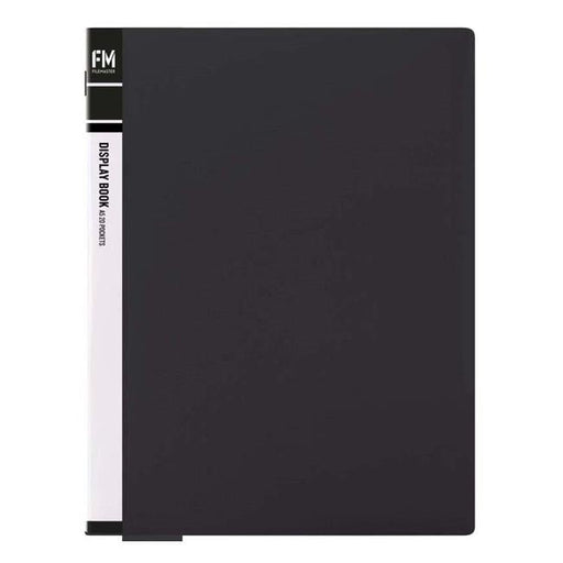 FM Display Book A5 Black 20 Pocket-Officecentre