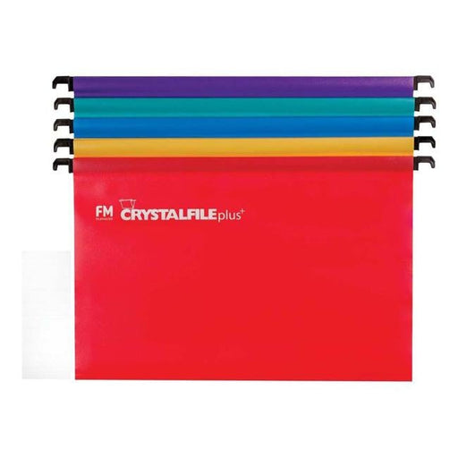 FM File Suspension Crystafile Assorted 10 Pack Plus Polyprop-Officecentre