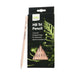 Icon HB Pencil Triangular Natural, Pack of 12-Officecentre