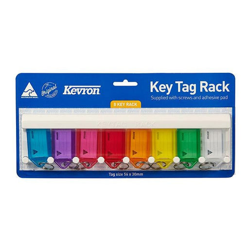 Kevron id5 keytags racks 8 tag assorted-Officecentre