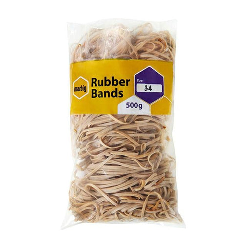 Marbig rubber bands size 34-Officecentre
