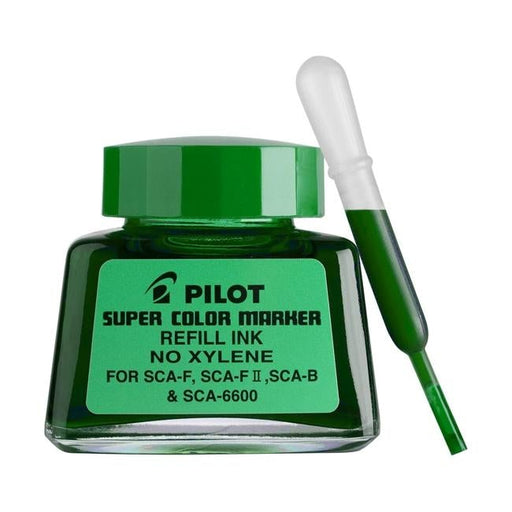 Pilot Super Colour Permanent Marker Green 30ml Refill (SCA-RF-G)-Officecentre