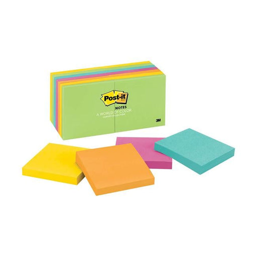 Post-it Notes 654-14AU 76x76mm Jaipur Pack of 14-Officecentre