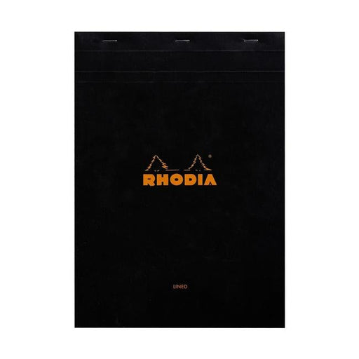 Rhodia Bloc Pad No. 18 A4 Lined Black-Officecentre