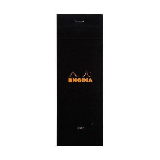Rhodia Bloc Pad No. 8 Shopping Lined Black-Officecentre