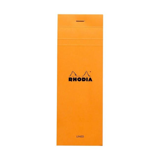 Rhodia Bloc Pad No. 8 Shopping Lined Orange-Officecentre