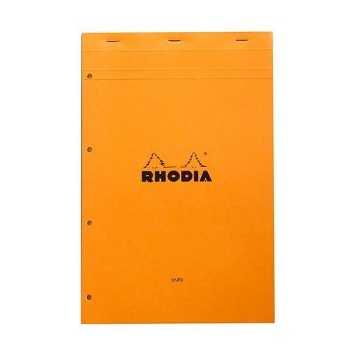 Rhodia Bloc Yellow Pad No. 119 A4+ Lined Orange-Officecentre