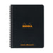 Rhodia Classic Notebook Spiral A5+ Lined Black-Officecentre