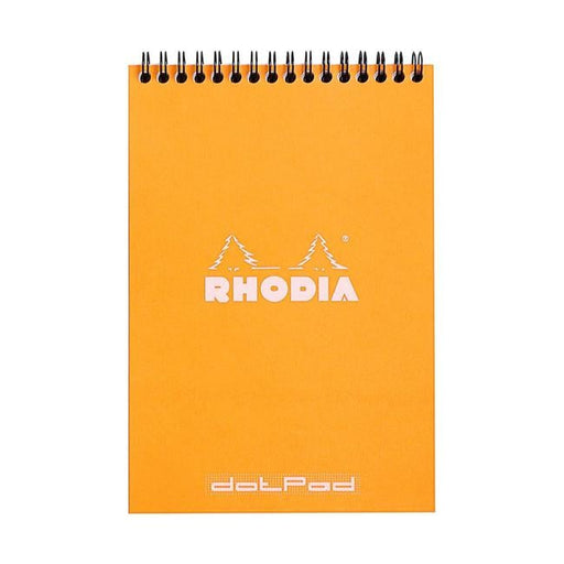 Rhodia Classic Notepad Spiral A5 Dotted Orange-Officecentre
