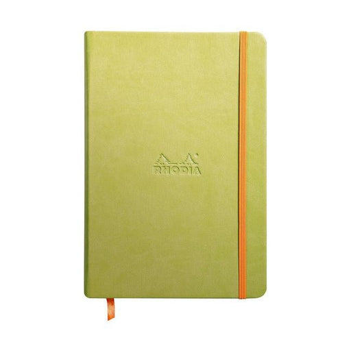 Rhodiarama Hardcover Notebook A5 Blank Anise Green-Officecentre