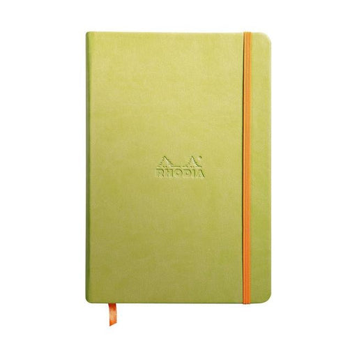 Rhodiarama Hardcover Notebook A5 Lined Anise Green-Officecentre
