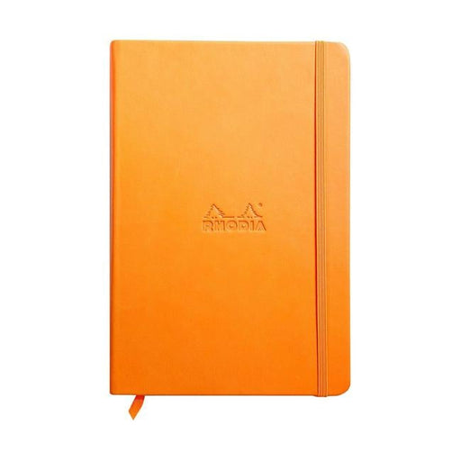 Rhodiarama Hardcover Notebook A5 Lined Orange-Officecentre