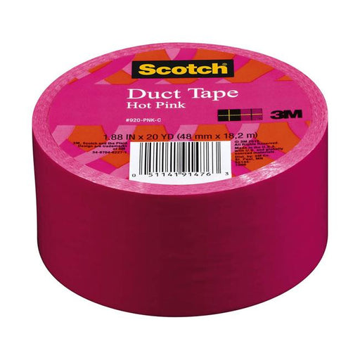 Scotch Duct Tape 920-PNK 48mm x 18.2m Hot Pink-Officecentre