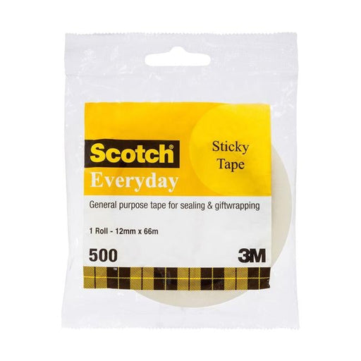 Scotch Everyday Tape 500 12mm x 66m-Officecentre