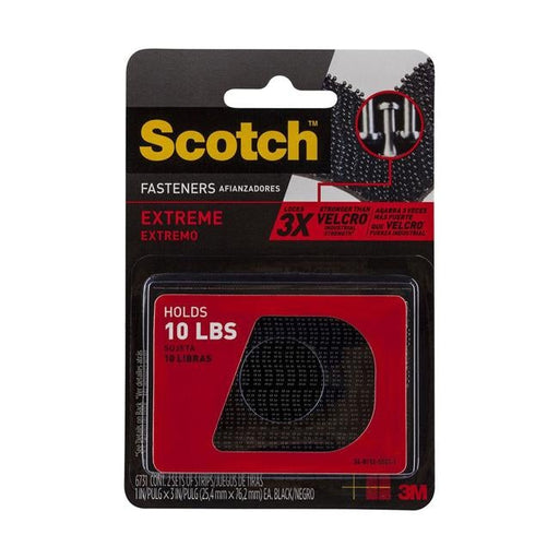 Scotch Fastener Extreme RF6731 Black 25x76mm Pkt/2-Officecentre