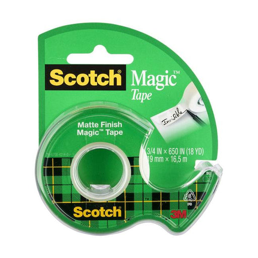 Scotch Magic Tape Dispenser 122 19mm x 16.5m-Officecentre