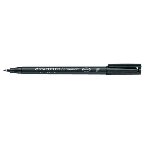 Staedtler Lumocolor 318 Black Permanent Pen Fine Tip-Officecentre