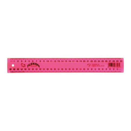 Taurus Ruler Flexion 300mm Pink***-Officecentre