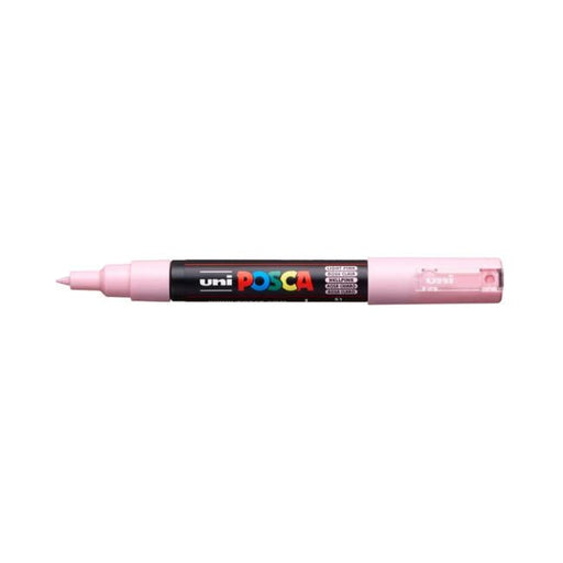Uni Posca Marker 0.7mm Ultra-Fine Round Tip Light Pink PC-1M-Officecentre