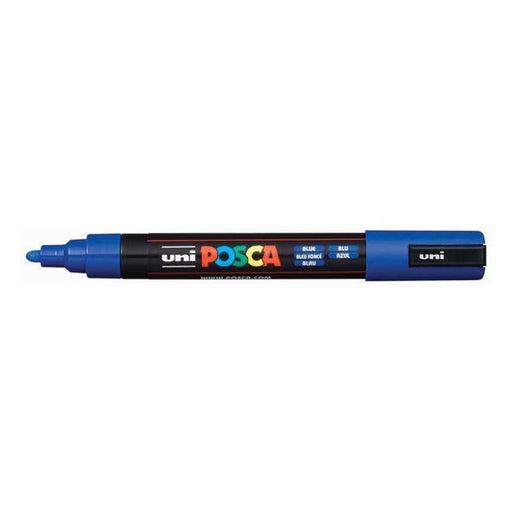 Uni Posca Marker 1.8-2.5mm Med Bullet Blue PC-5M-Officecentre