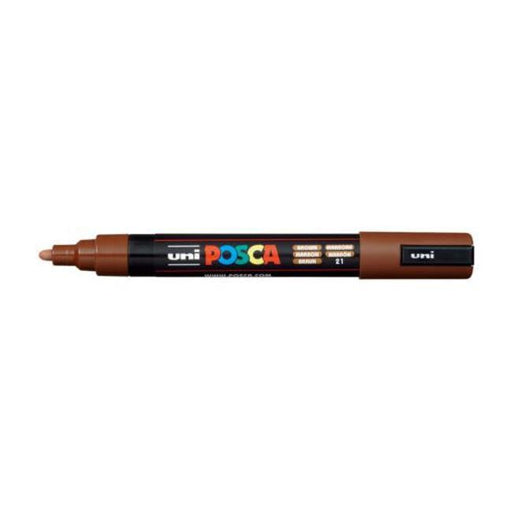 Uni Posca Marker 1.8-2.5mm Med Bullet Brown PC-5M-Officecentre