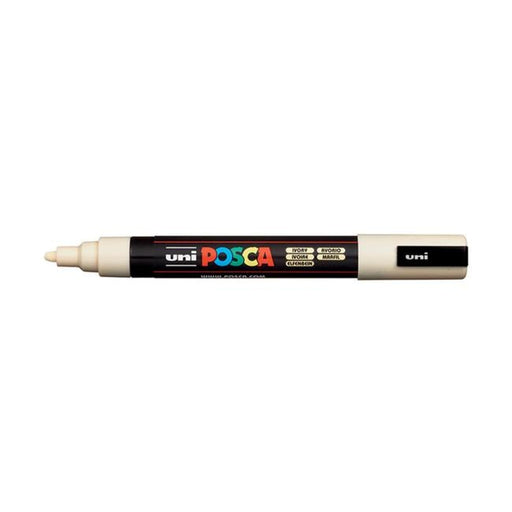 Uni Posca Marker 1.8-2.5mm Med Bullet Ivory PC-5M-Officecentre