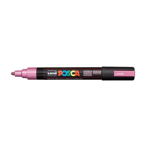 Uni Posca Marker 1.8-2.5mm Med Bullet Metallic Pink PC-5M-Officecentre