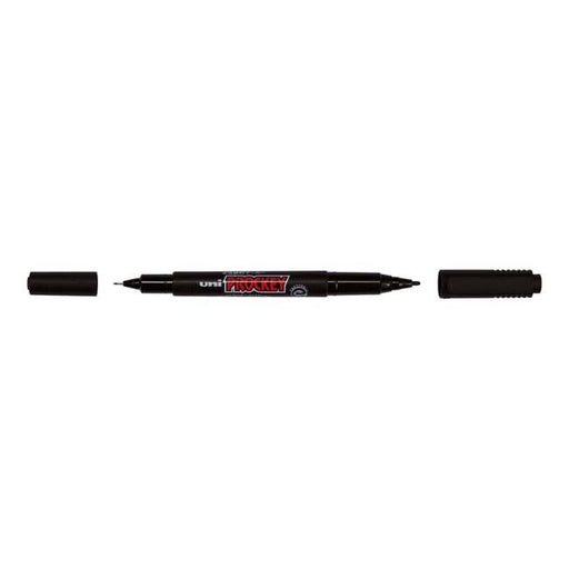 Uni Prockey Marker Dual Tip 0.4/0.9mm Black PM-120-Officecentre
