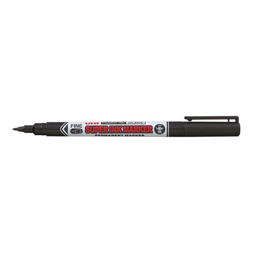 Uni Super Ink Capped Permanent Marker 0.9mm Black PNA-125-Officecentre