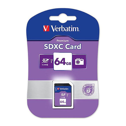 Verbatim sdxc card 64gb class 10 uhs-i-Officecentre