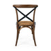 Villa X-Back Chair Deep Oak Rattan Seat...-Officecentre