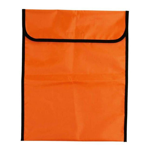 Warwick Homework Bag Fluoro Orange Large Velcro-Officecentre