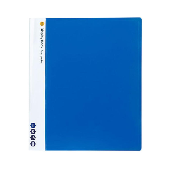 Marbig Non-Refillable Display Book 40 Pocket Blue 2003901