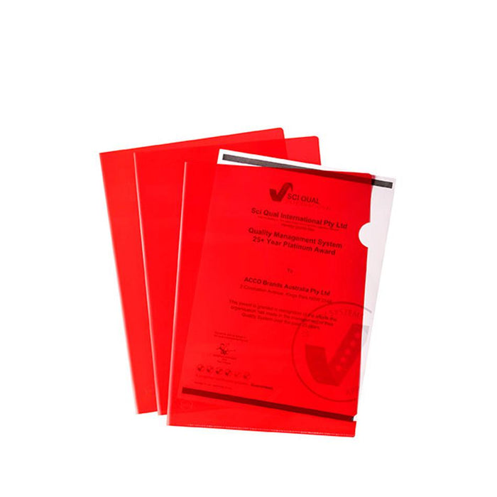 Marbig Letter File A4 Ultra File Red Pk10 2004203