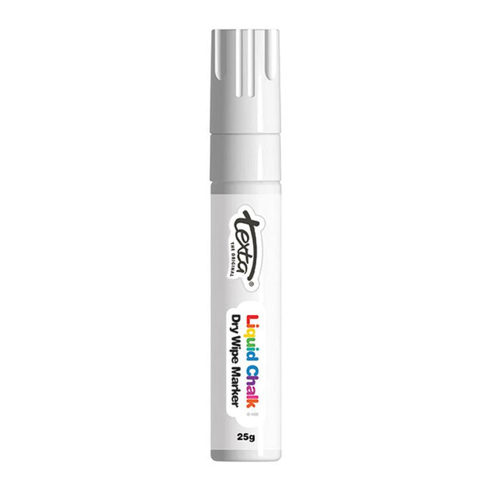 Texta Liquid Chalk Marker Dry Wipe White 388060S