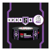 3M Duct Tape No Residue 2420 48mm x 18.2m 11291_3